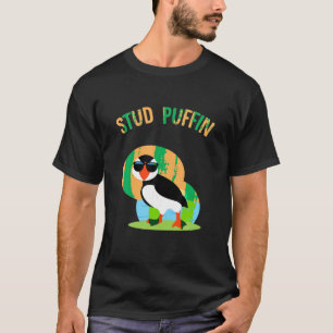 Camiseta ENCANTADO ENGANADO PÚFFIN Cute Zoo Animal Sea Bird