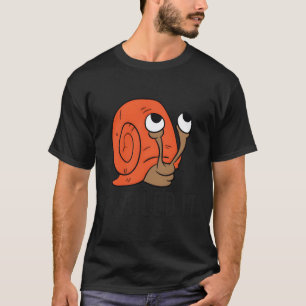 Camiseta Encantado Engraçado Caracóis Presentes Para Os Pav