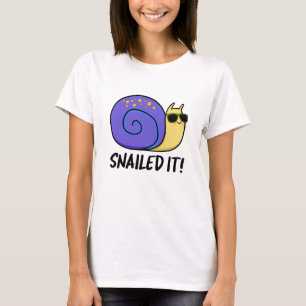 Camiseta Encantado Engraçado Caracol Pun