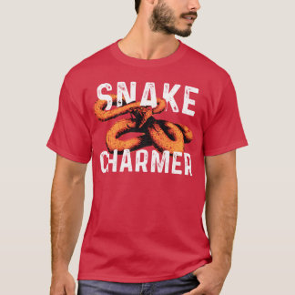Camiseta Encantador de Cobras Presente de Biólogo da Vida S