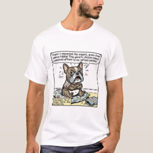 Camiseta Encantador de Orelhas de Morcego: Cachorro Francês