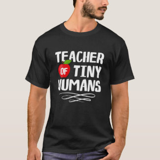 Camiseta Encantador Engraçado Pré K Professor De Pequenos H