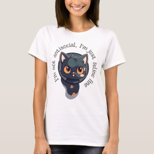 Camiseta Encantador Gatos-Amantes