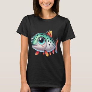 Camiseta Encantador Salmão-do-Ártico