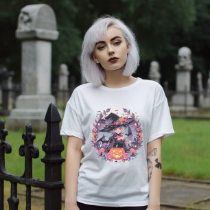 Camiseta "Encantadora Mística" Bruxa de Anime de Halloween