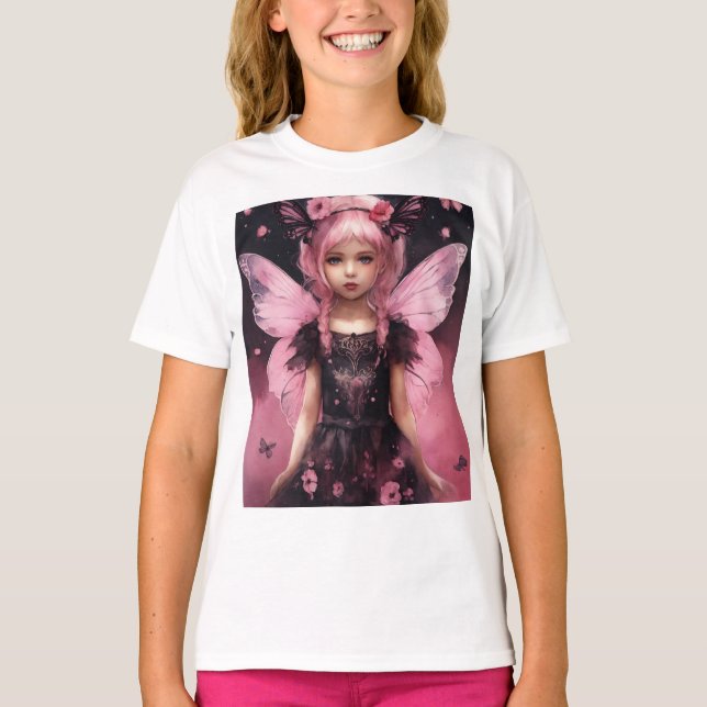 Camiseta Encantamento de Flutter: (Frente)