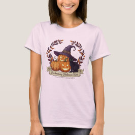 Camiseta Encantando Camisa-T da Bruxa das Noites de Hallowe