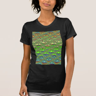 Camiseta Encantando Jardim Eclético Verificado Beleza Flora