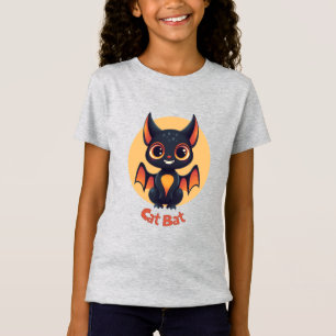 Camiseta Encantando o Dia das Bruxas de Gato Bonito e Bonit