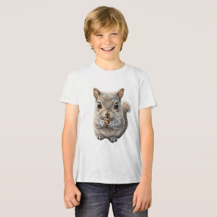 Camiseta Encanto da floresta Coletor de nozes de esquilo
