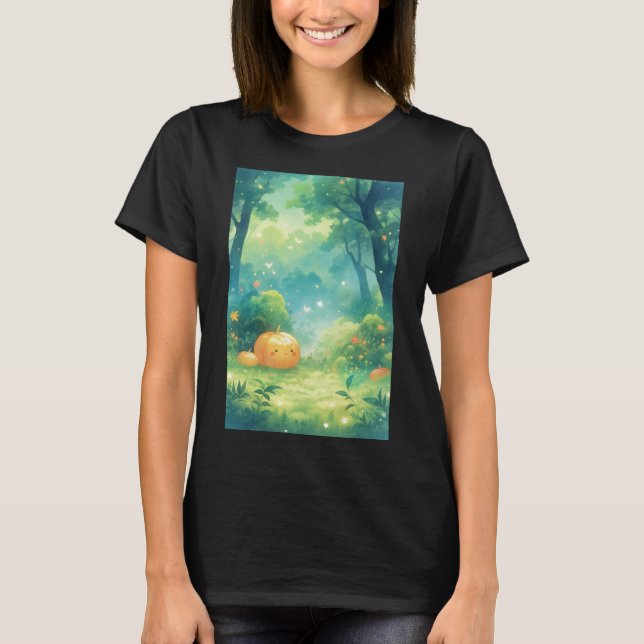 Camiseta Encanto da Floresta de Abóbora (Frente)