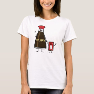Camiseta Encapsulamento de frascos de Soy Molce com criança