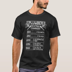 Camiseta Encargos extra do encanador Encargos Extraordinári