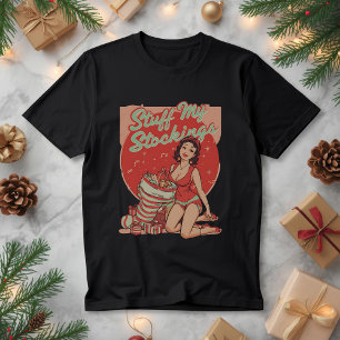 Camiseta Encha Meias – Humor Natalino Adulto Divertido 