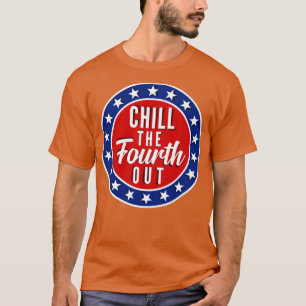 Camiseta Enche o Engraçado da Celebração da Quarta Fora de