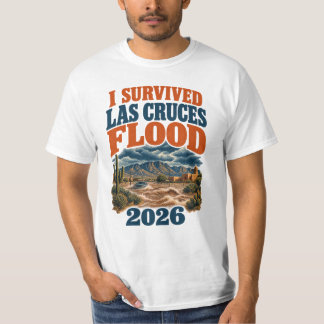 Camiseta Enchente de Las Cruces 2026 - Sobrevivi ao Deserto