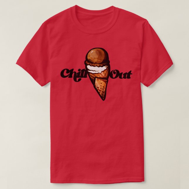 Camiseta Encher sorvete (Frente do Design)