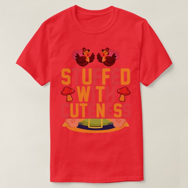Camiseta Enchido com Cuteness (Frente do Design)