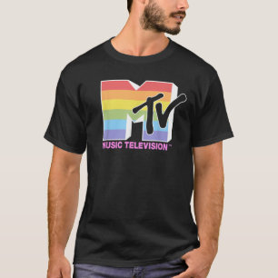 Camiseta Enchimento do logotipo Rainbow Pride Televisão da