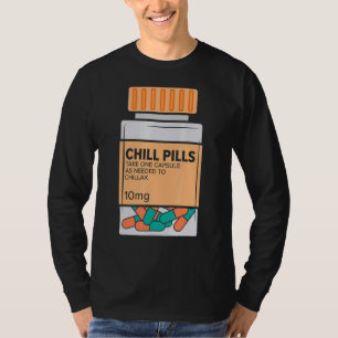 Camiseta Enchimento Pílula Medicina Relaxe Enfermagem Medic