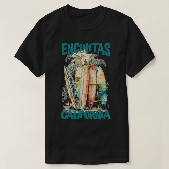 Camiseta Encinitas California (Frente do Design)