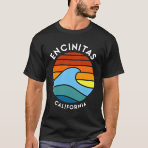Camiseta Encinitas California Retro Wave