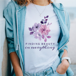 Camiseta Encontrar Beleza Em Tudo