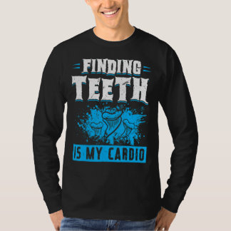 Camiseta Encontrar Dentes É Meu Caçador Fóssil De Cardio