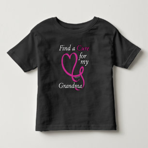 Camiseta Encontrar um Cancer de Cura/Coração/Avó...