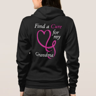 Camiseta Encontrar um Cancer de Cura/Coração/Avó...