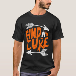 Camiseta Encontrar Uma Fita De Sensibilização Para O Cancer