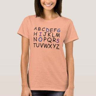 Camiseta Encontre a mensagem escondida