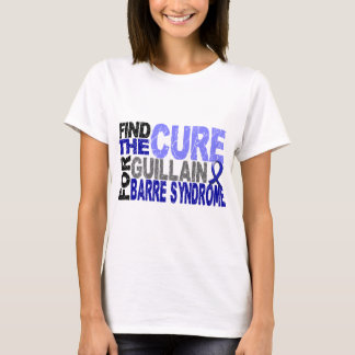 Camiseta Encontre a síndrome da barra de Guillain da cura