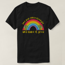 Camiseta ENCONTRE A SUA NOITE E FAÇA CRESCER O arco-íris