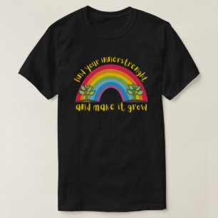 Camiseta ENCONTRE A SUA NOITE E FAÇA CRESCER O arco-íris