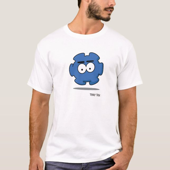 Camiseta Encontre a tarefa de TRICs - de Terry (Frente)