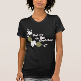 Camiseta Encontre alegria nas coisas simples