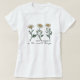 Camiseta Encontre Beleza Nas Coisas Pequenas Daisy Wildflow (Frente do Design)