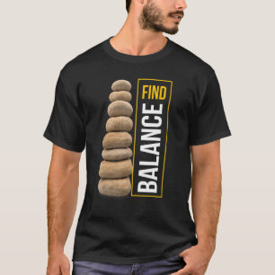 Camiseta Encontre equilíbrio com a natureza no exterior e m