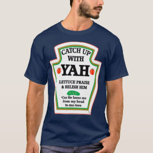 Camiseta Encontre Jesus Cristo Cristão Engraçado YAH Hebr