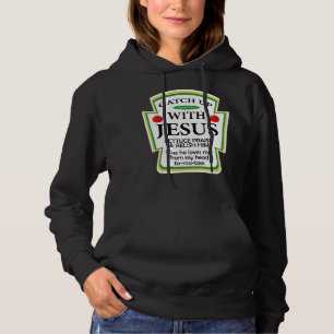 Camiseta Encontre Jesus Ketchup Hoodie Funny Christian