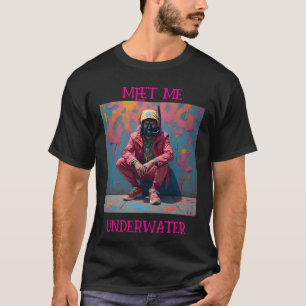 Camiseta encontre-me debaixo d'água