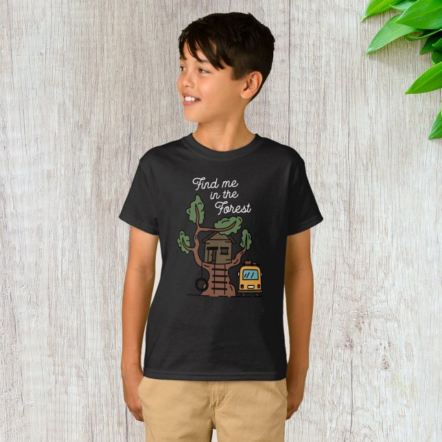 Camiseta Encontre-Me Na Floresta (Criador carregado)