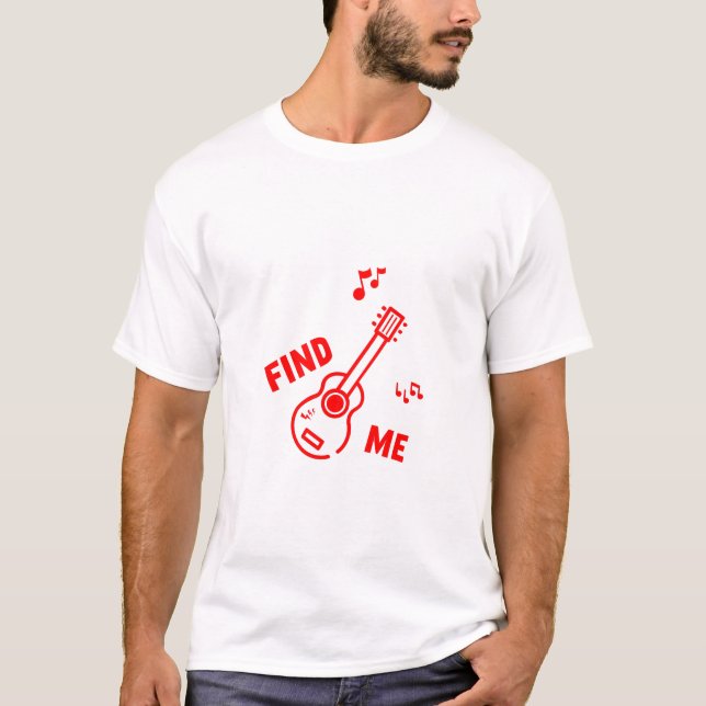 Camiseta Encontre-me na Música (Frente)