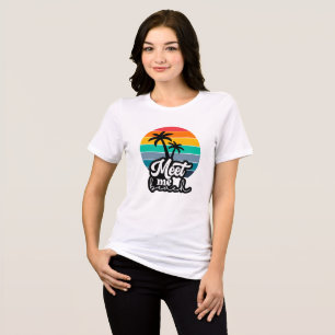 Camiseta Encontre-me na praia