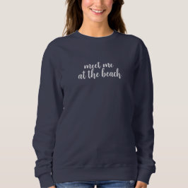 Camiseta Encontre-me na Praia | Vibrações à Beira-Mar Amant