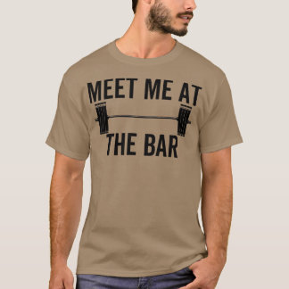 Camiseta Encontre-Me No Bar Engraçado Malhação Barbell Weig