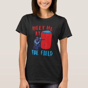 Camiseta Encontre-me no Campo de Paintball para Homens, Mul