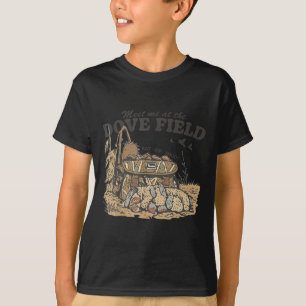 Camiseta Encontre-me no Campo de Rola Dove Caça Camo Bolsa