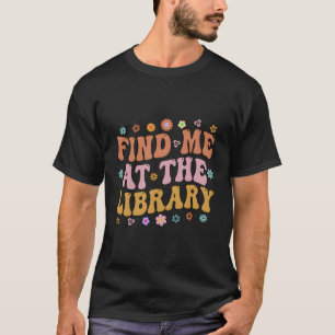 Camiseta Encontre-Me No Livro De Bibliotecas Da Escola
